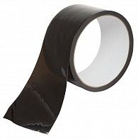 Чёрная бондажная лента Bondage Tape - 18 м.